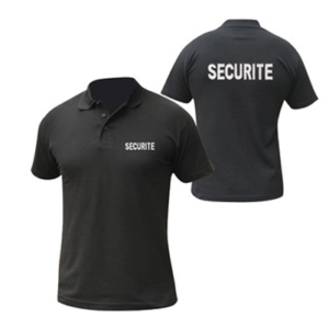 T-shirt agent de sécurité