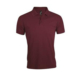 Polo rouge-bordeau MC